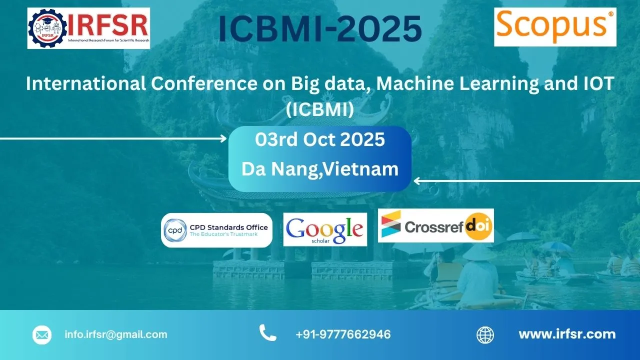 Big data, Machine Learning and IOT Conference in Vietnam